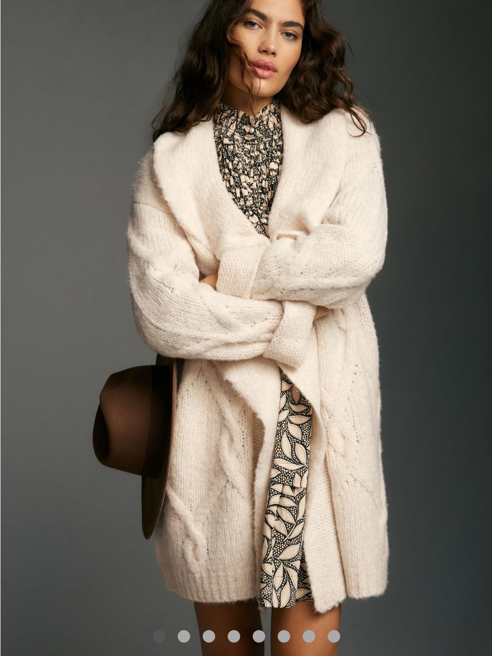 By Anthropologie Hooded Cardigan sweater NWT MSRP $188